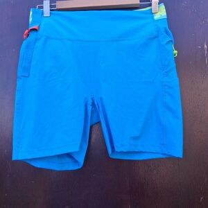 Blue Women's Athletic Shorts